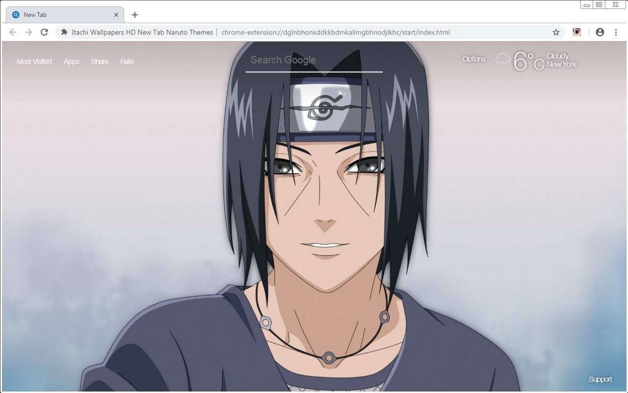 Itachi Wallpapers HD New Tab Naruto Themes