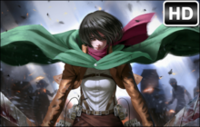 Attack on Titan Mikasa Wallpaper HD AoT Mikasa New Tab